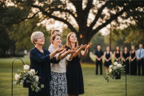 butterflies for a funeral