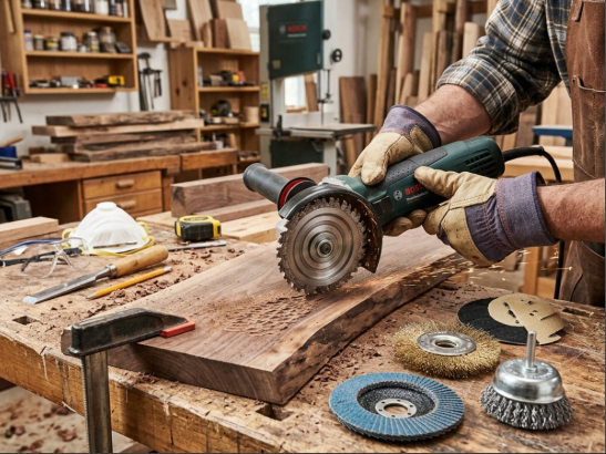 Top Uses of Grinder Accessories in Woodworking Applications